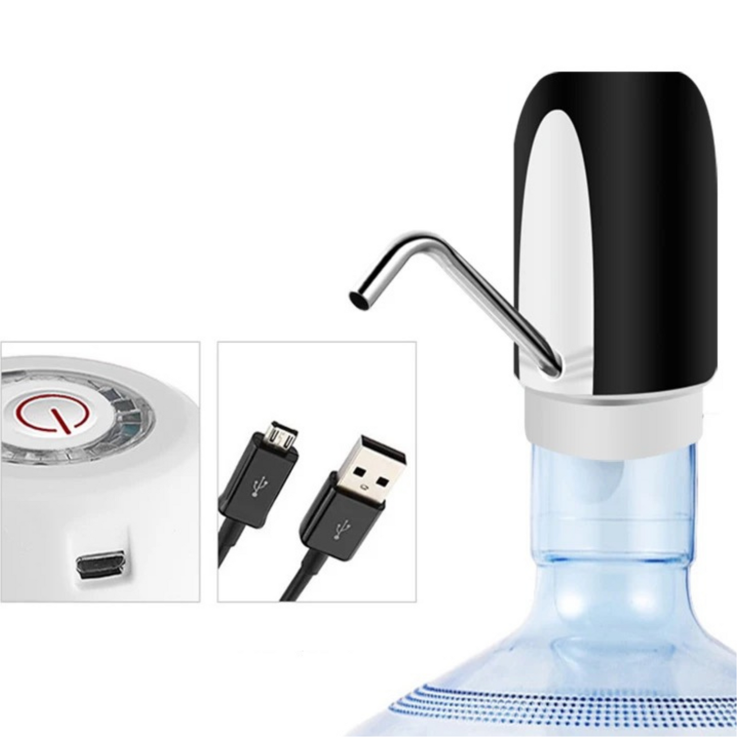 Agua al Instante: Dispensador Automático con Luz LED