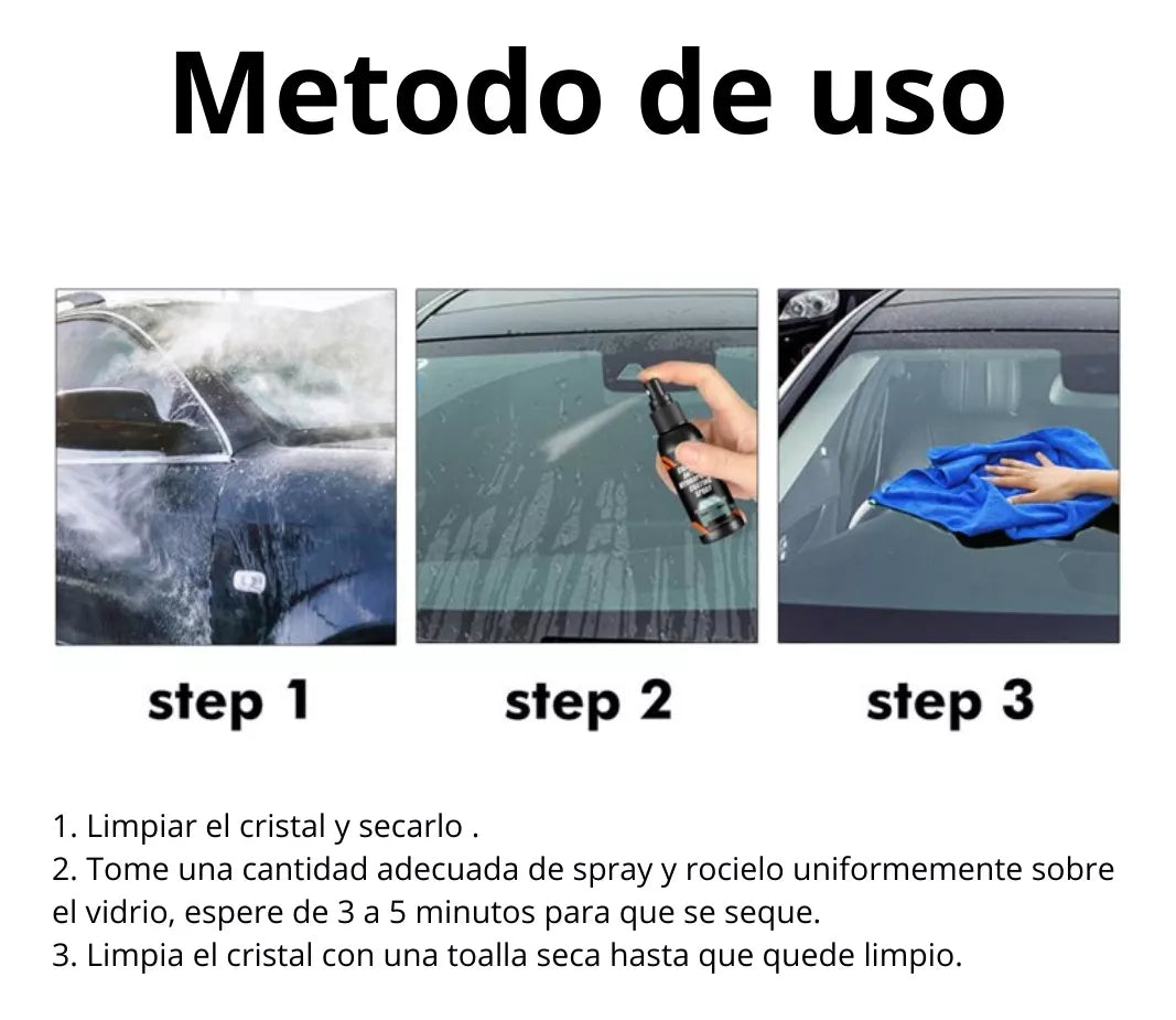 Visión Clara en Cada Viaje: Spray Anti Empaño para Cristales Sin Precedentes