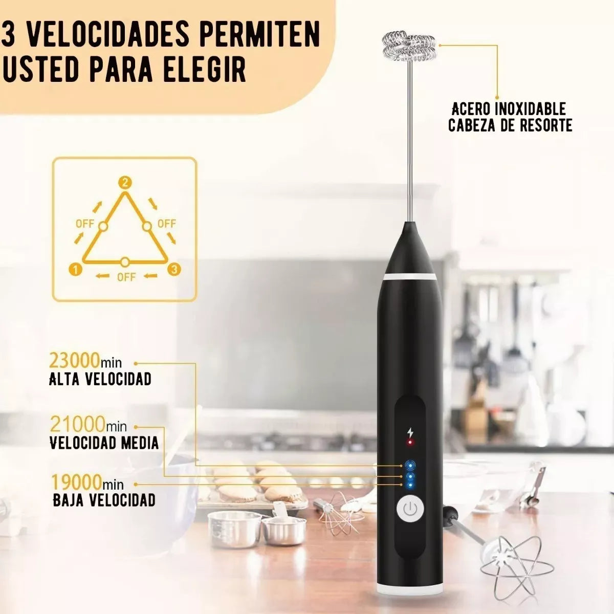 Batidora Todo en Uno: Rápida, Profesional y Ergonómica para Tu Cocina