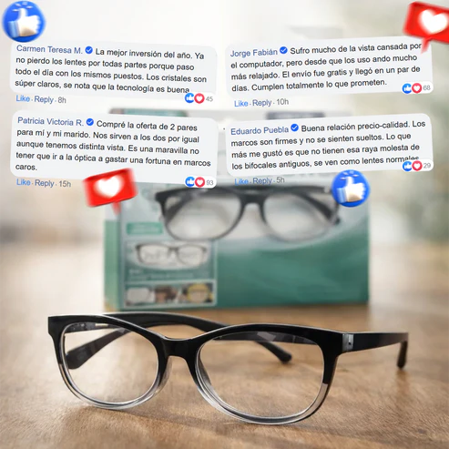 Lentes One Power™ | Un Solo Par Para Leer, Trabajar y Vivir Sin Interrupciones