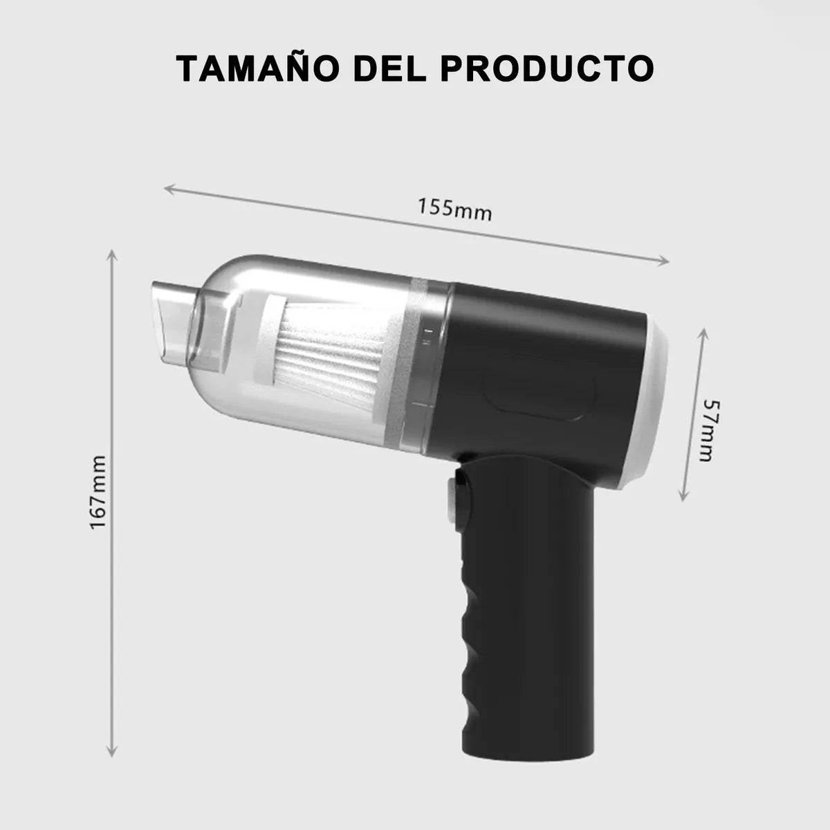 Limpieza de Alto Rendimiento: Aspiradora de Mano con Accesorios para Cada Rincón