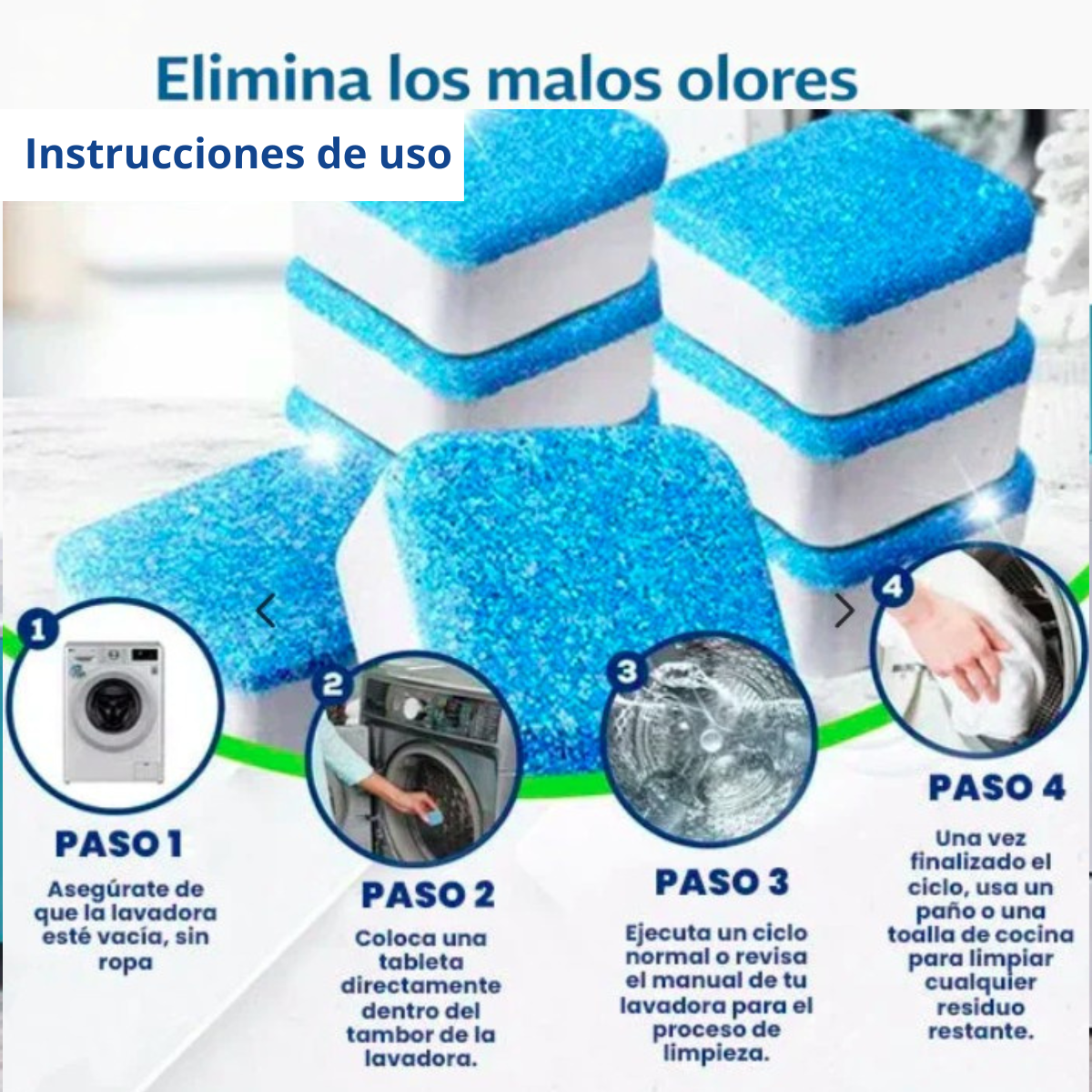 Pack Pastillas Limpia Lavadora™ | La Limpieza Que Tu Lavadora Necesita y Tu Ropa Merece