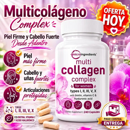Multicolágeno Complex | Piel Firme y Cabello Fuerte Desde Adentro