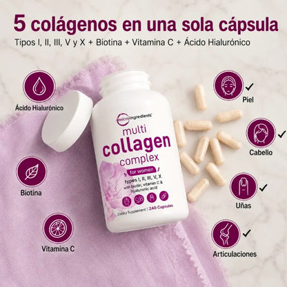 Multicolágeno Complex | Piel Firme y Cabello Fuerte Desde Adentro