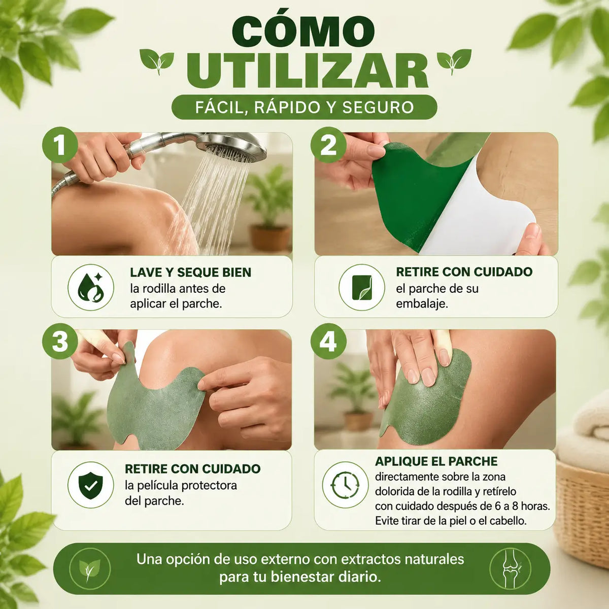 NaturPatch™ | Parches naturales para acompañar tu rutina