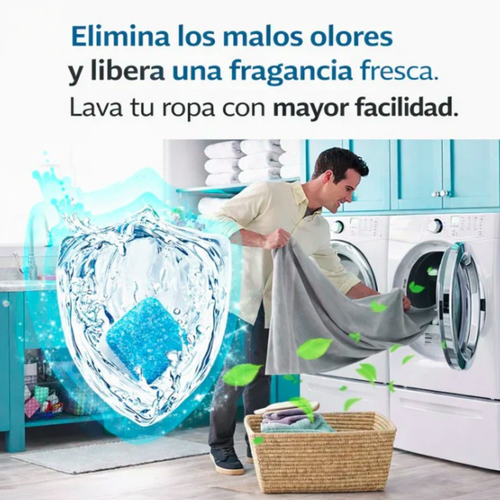 Pack Pastillas Limpia Lavadora™ | La Limpieza Que Tu Lavadora Necesita y Tu Ropa Merece