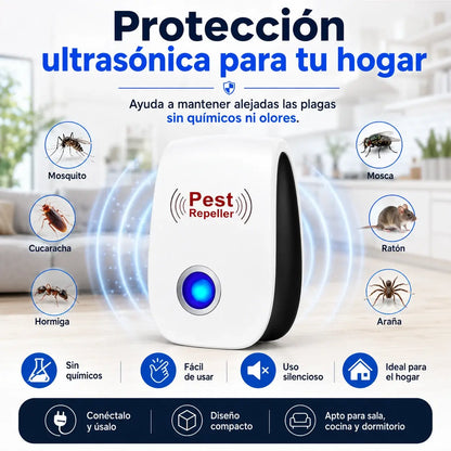 Repelente Ultrasónico – Despídete de Plagas Sin Químicos