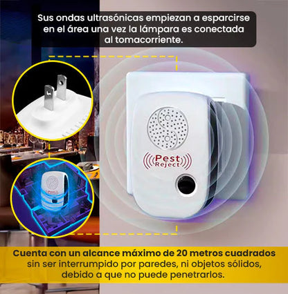 Repelente Ultrasónico – Despídete de Plagas Sin Químicos